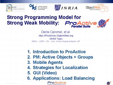 Denis Caromel, et al.