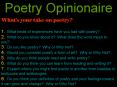 Whats your take on poetry PowerPoint PPT Presentation