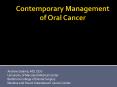 Contemporary Management of Oral Cancer PowerPoint PPT Presentation