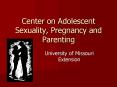 Center on Adolescent Sexuality, Pregnancy and Parenting PowerPoint PPT Presentation