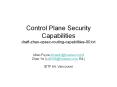 Control%20Plane%20Security%20Capabilities%20draft-zhao-opsec-routing-capabilities-00.txt PowerPoint PPT Presentation