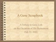 A Gene Scrapbook