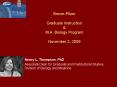 Brown-Pfizer Graduate Instruction PowerPoint PPT Presentation