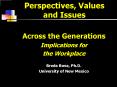 Perspectives, Values and Issues PowerPoint PPT Presentation