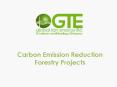 Carbon Emission Reduction Forestry Projects PowerPoint PPT Presentation