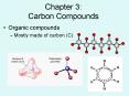 Chapter 3: Carbon Compounds PowerPoint PPT Presentation