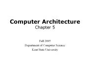 Computer Architecture Chapter 5