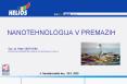 NANOTEHNOLOGIJA V PREMAZIH PowerPoint PPT Presentation