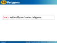 Learn to identify and name polygons' PowerPoint PPT Presentation