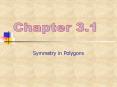 Symmetry in Polygons PowerPoint PPT Presentation