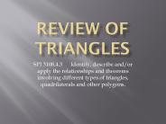 Review of Triangles
