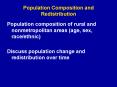 Population Composition and Redistribution PowerPoint PPT Presentation