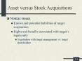 Asset versus Stock Acquisitions PowerPoint PPT Presentation