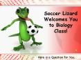 Soccer Lizard Welcomes You to Biology Class! PowerPoint PPT Presentation