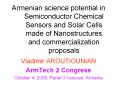 Armenian science potential in Semiconductor Chemical Sensors and Solar Cells made of Nanostructures PowerPoint PPT Presentation