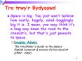 Tro trwyr Bydysawd PowerPoint PPT Presentation