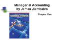 Managerial Accounting by James Jiambalvo PowerPoint PPT Presentation