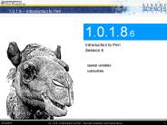 Introduction to Perl