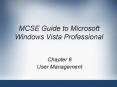 MCSE Guide to Microsoft Windows Vista Professional PowerPoint PPT Presentation