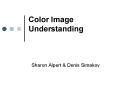 Color Image Understanding PowerPoint PPT Presentation