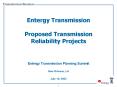 Entergy Transmission Proposed Transmission Reliability Projects PowerPoint PPT Presentation