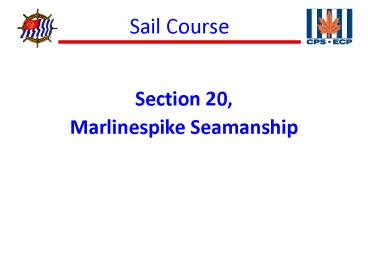 Marlinespike Seamanship