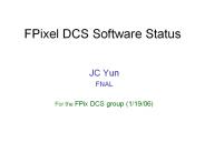 FPixel DCS Software Status