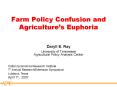 Farm Policy Confusion and Agriculture PowerPoint PPT Presentation