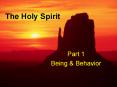 The Holy Spirit PowerPoint PPT Presentation