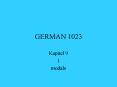 GERMAN 1023 PowerPoint PPT Presentation