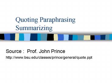 presentation player overlay