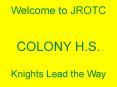 Welcome to JROTC PowerPoint PPT Presentation