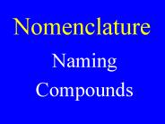 Nomenclature