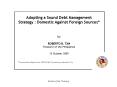 Adopting a Sound Debt Management PowerPoint PPT Presentation