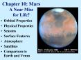 Chapter 10: Mars A Near Miss     for Life? PowerPoint PPT Presentation
