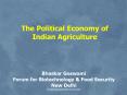 The Political Economy of Indian Agriculture PowerPoint PPT Presentation