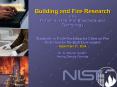 Building and Fire Research at the National Institute of Standards and Technology Standards in Trade PowerPoint PPT Presentation