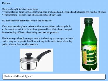Plastics Different Types