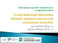 Developing counsellor competency in a regulated context A new dialectical relationship between regul PowerPoint PPT Presentation