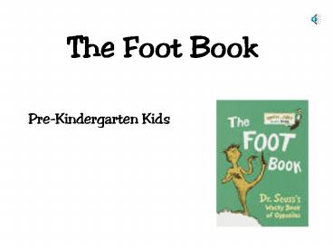 The Foot Book