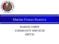 Marine Forces Reserve PowerPoint PPT Presentation