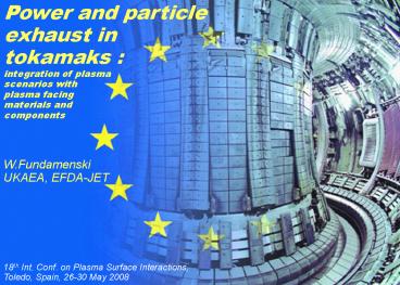 Power and particle exhaust in