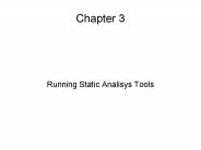 Running Static Analisys Tools