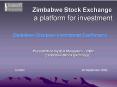 Zimbabwe Stock Exchange a platform for investment PowerPoint PPT Presentation