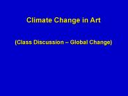 Climate Change in Art