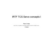 IRTF TCS Servo concepts I