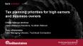 Tax planning priorities for high earners and business owners PowerPoint PPT Presentation