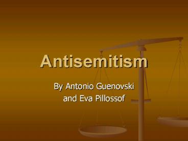 Antisemitism