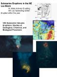 V35 Submarine Volcanic Eruptions: Studies of Geological, Chemical, and Biological Processes PowerPoint PPT Presentation