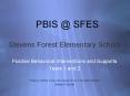 PBIS @ SFES PowerPoint PPT Presentation